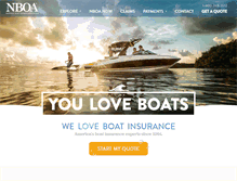 Tablet Screenshot of nboat.com